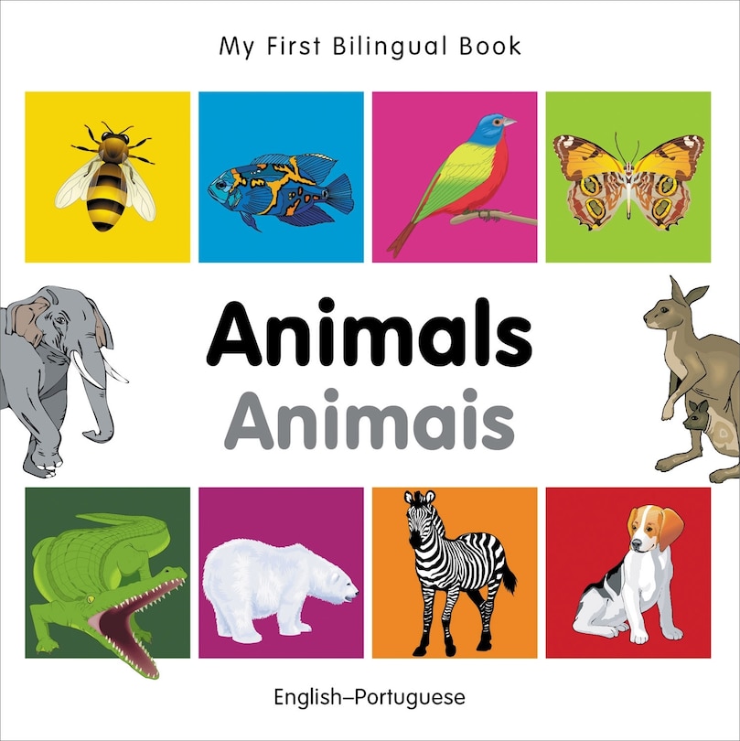 Front cover_My First Bilingual Book–Animals (English–Portuguese)