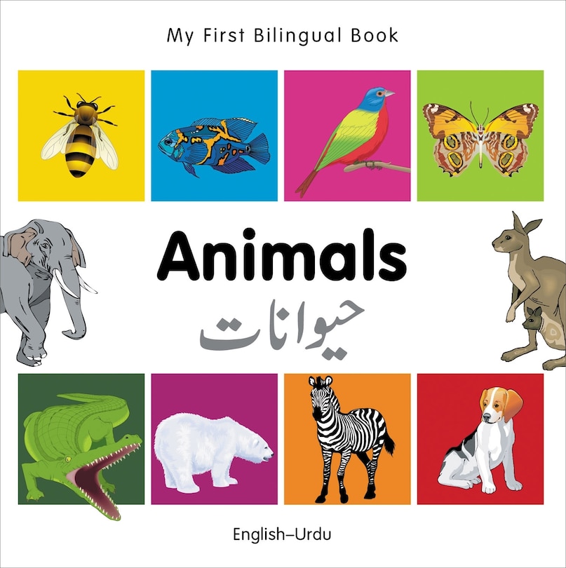 Couverture_My First Bilingual Book–Animals (English–Urdu)