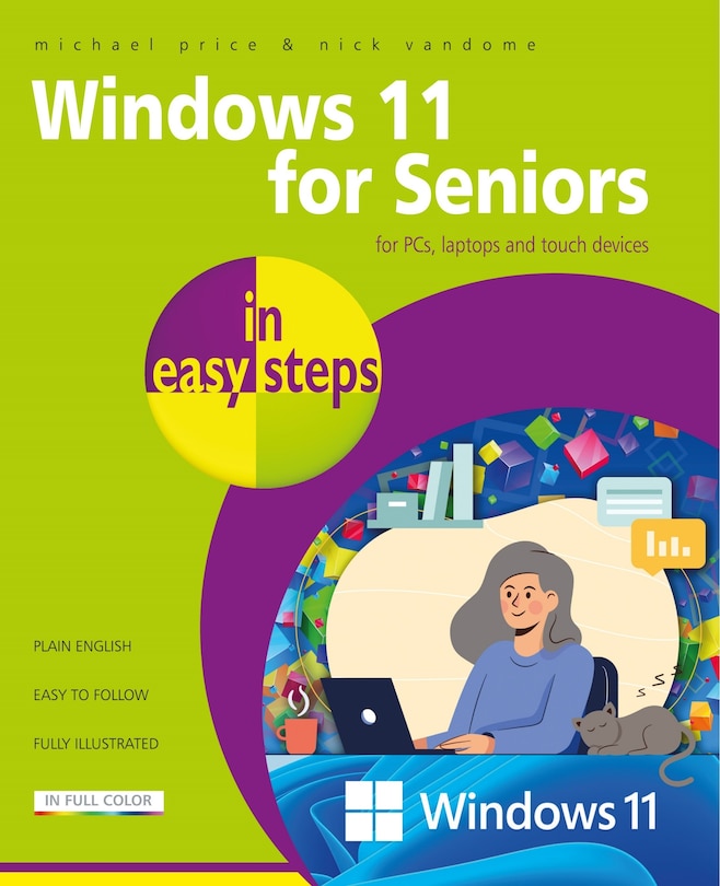 Front cover_Windows 11 For Seniors In Easy Steps