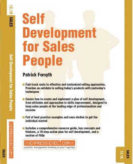 Front cover_Self Development for Sales People