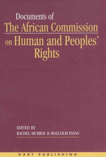 Front cover_Documents Of The African Commission On Human And Peoples' Rights - Volume 1, 1987-1998