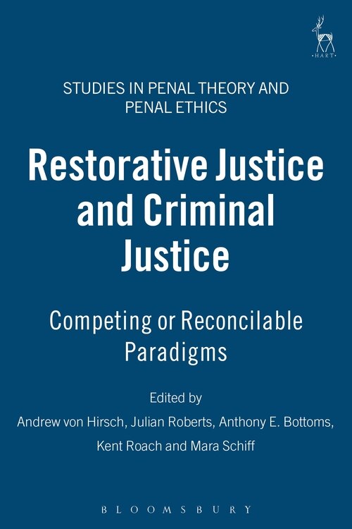 Front cover_Restorative Justice and Criminal Justice