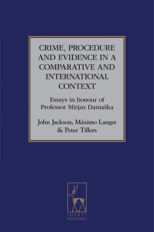 Couverture_Crime, Procedure and Evidence in a Comparative and International Context