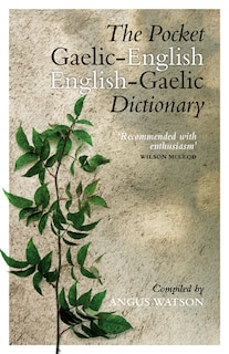 Front cover_The Pocket Gaelic-english English-gaelic Dictionary