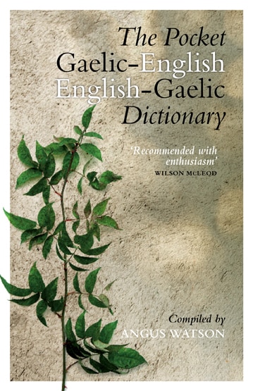 Front cover_The Pocket Gaelic-english English-gaelic Dictionary