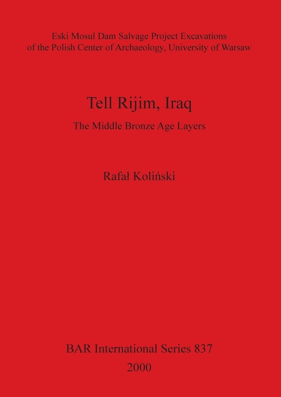 Front cover_Tell Rijim, Iraq