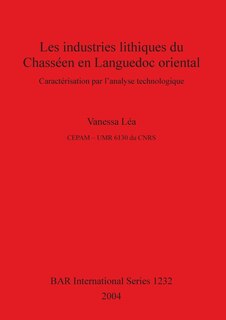 Front cover_Les industries lithiques du Chasséen en Languedoc oriental