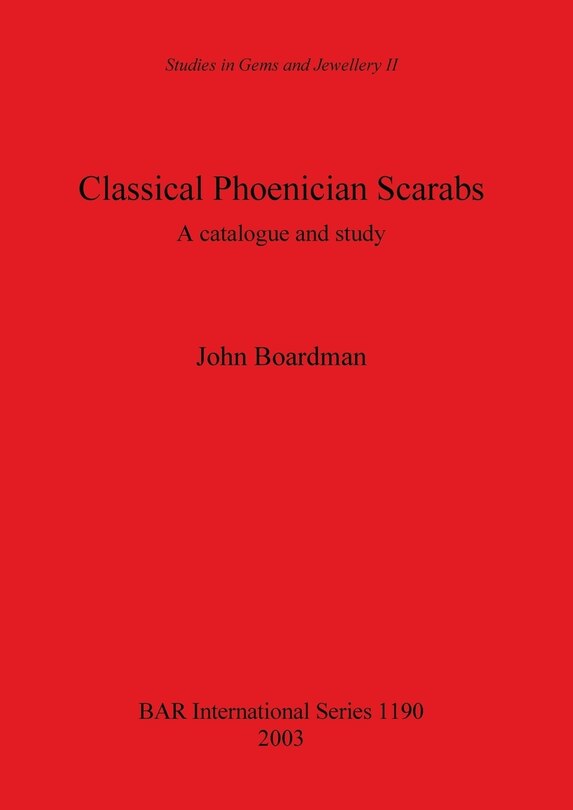 Front cover_Classical Phoenician Scarabs
