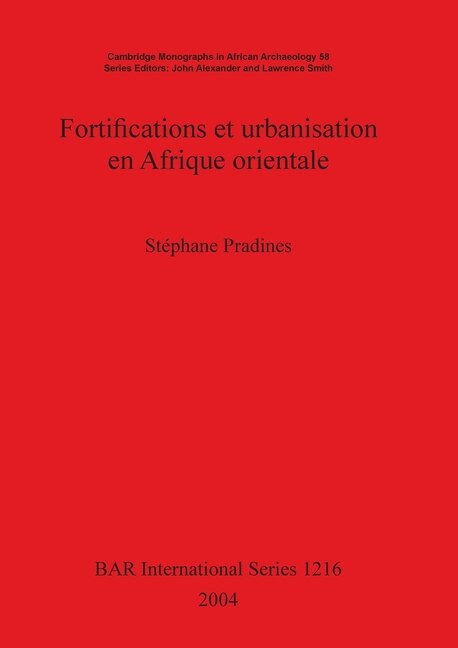 Couverture_Fortifications et urbanisation en Afrique orientale