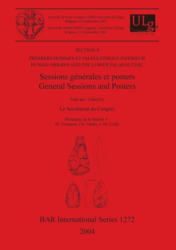 Front cover_Premiers hommes et Paléolithique Inférieur / Human Origins and the Lower Palaeolithic