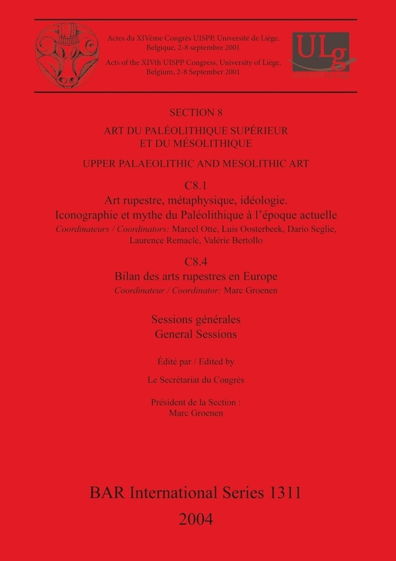 Couverture_Art du Paléolithique Supérieur et du Mésolithique / Upper Palaeolithic and Mesolithic Art