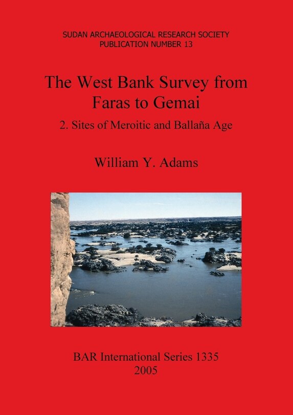 Front cover_The West Bank Survey from Faras to Gemai