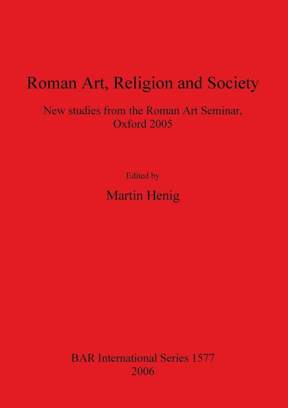 Front cover_Roman Art, Religion and Society