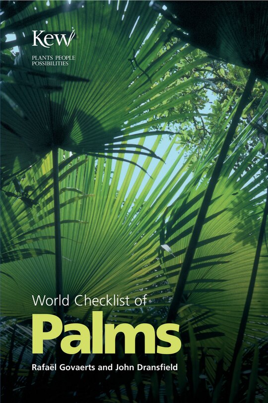 Front cover_World Checklist of Palms