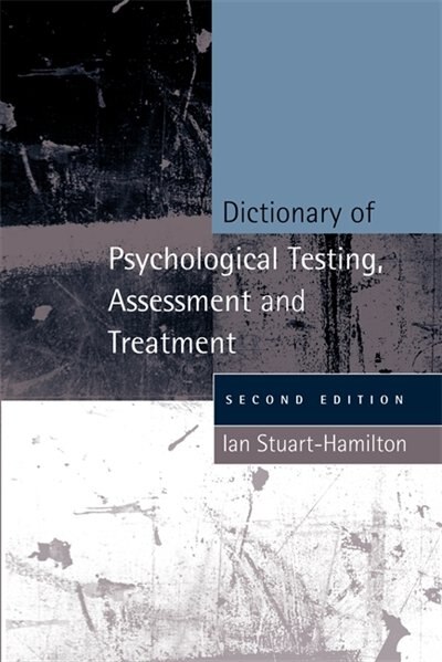 Couverture_Dictionary of Psychological Testing, Assessment and Treatment