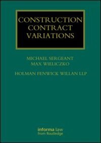 Front cover_Construction Contract Variations