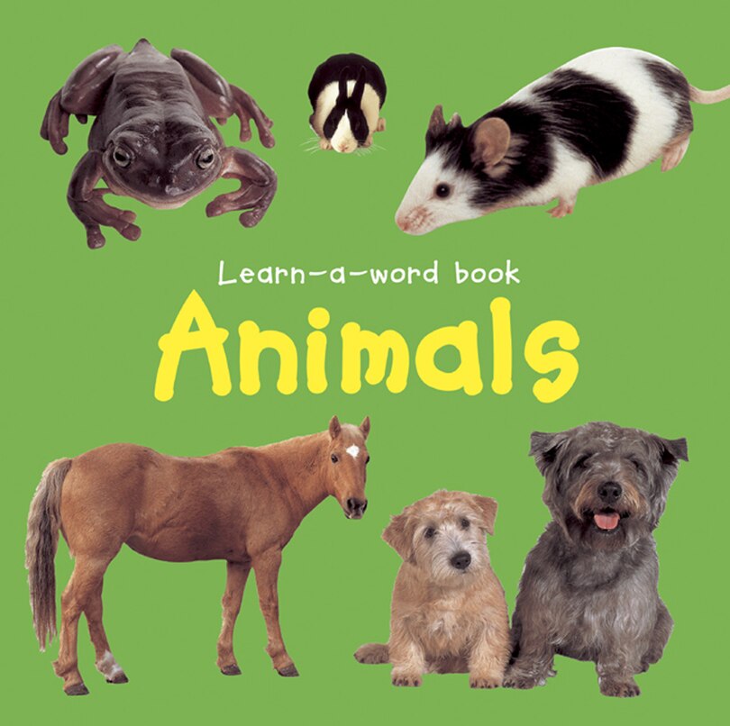 Front cover_Learn-A-Word Book: Animals