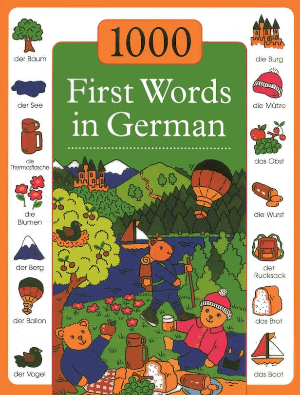 Front cover_1000 First Words in German