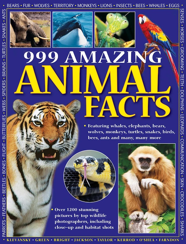 Front cover_999 Amazing Animal Facts