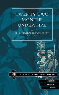 Front cover_Twenty-two Months Under Fire