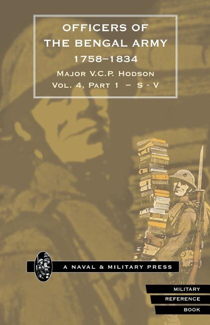 Couverture_HODSON - OFFICERS OF THE BENGAL ARMY 1758-1834 Volume Five