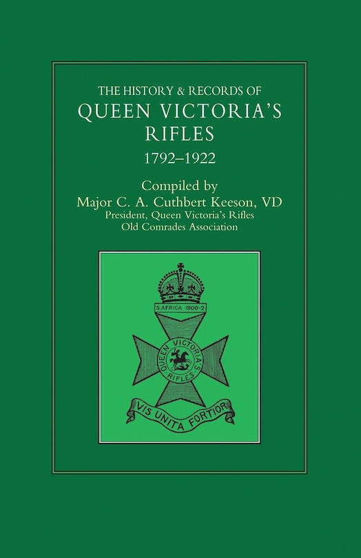 Couverture_HISTORY & RECORDS OF QUEEN VICTORIA'S RIFLES 1792-1922 Volume Two