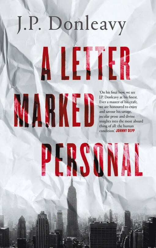 Front cover_A Letter Marked Personal