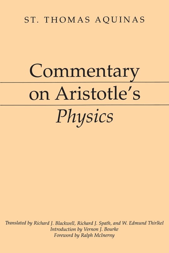 Commentary on Aristotle's Physics