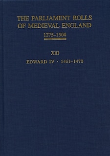Couverture_The Parliament Rolls of Medieval England, 1275-1504