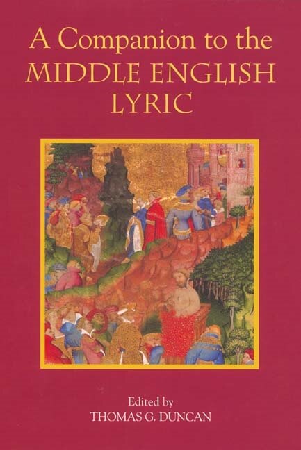 Front cover_A Companion to the Middle English Lyric
