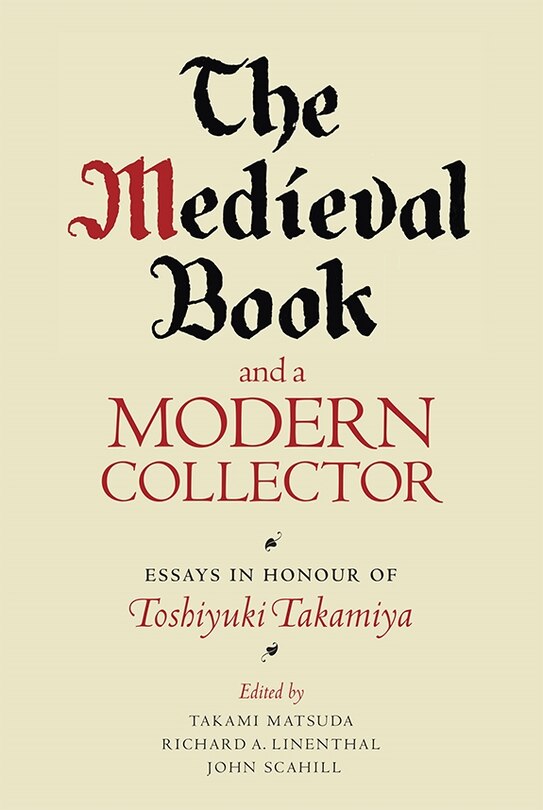 Front cover_The Medieval Book and a Modern Collector