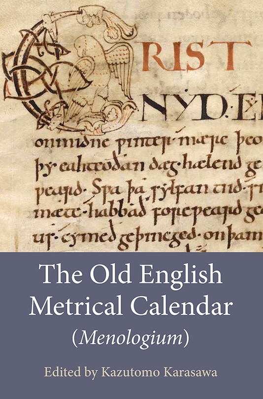 Front cover_The Old English Metrical Calendar (<I>Menologium</I>)