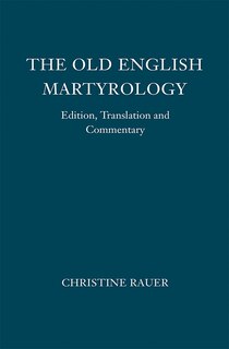 Front cover_The <I>Old English Martyrology</I>
