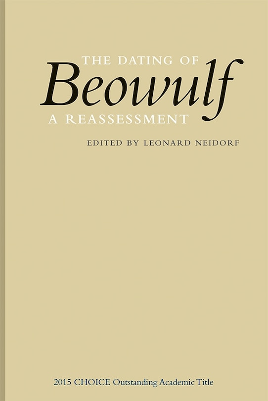 Front cover_The Dating of <I>Beowulf</I>