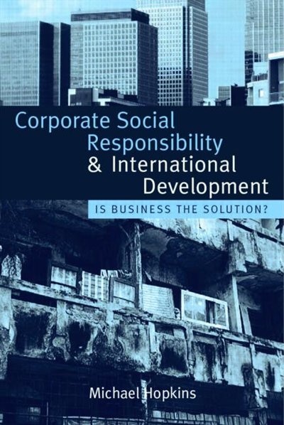 Couverture_Corporate Social Responsibility And International Development