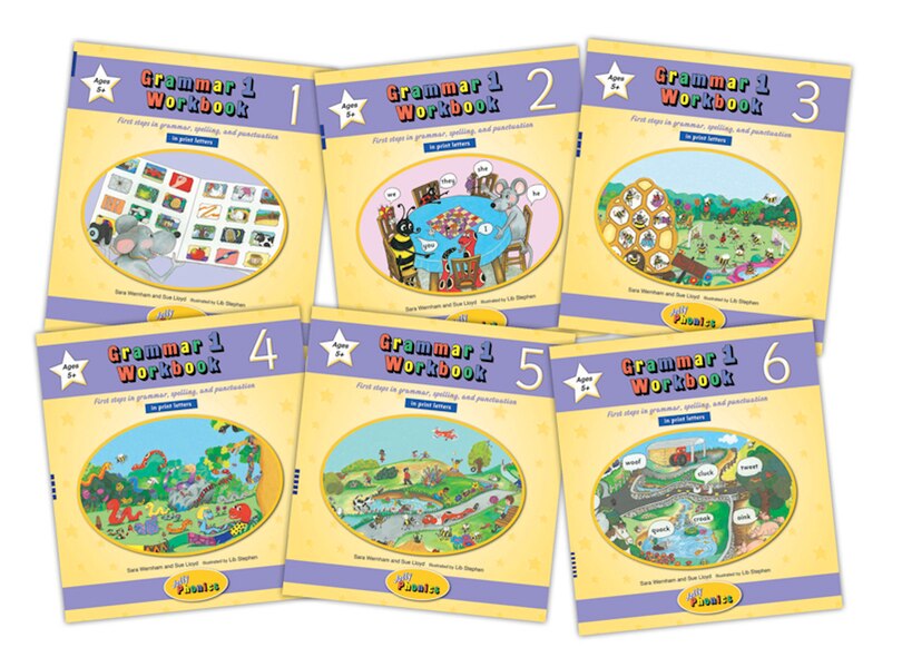 Front cover_Grammar 1 Workbooks 1-6