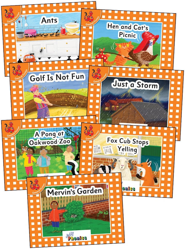 Couverture_Jolly Phonics Orange Level Readers Complete Set