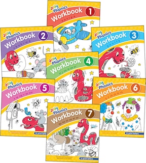 Jolly Phonics Workbooks 1-7: In Print Letters (American English Edition)