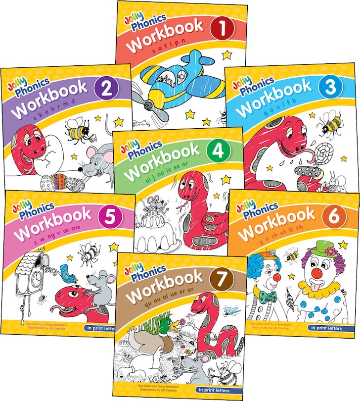 Front cover_Jolly Phonics Workbooks 1-7