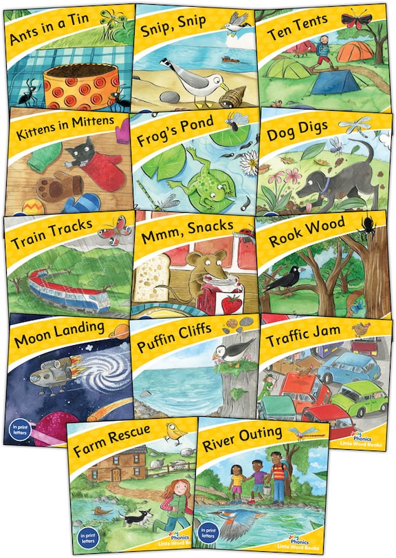 Front cover_Jolly Phonic Little Word Books