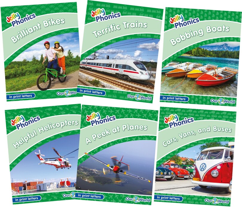 Couverture_Jolly Phonics Readers Level 3, Our World, Complete Set