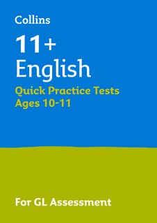 Couverture_Collins 11+ Practice - 11+ English Quick Practice Tests Age 10-11 (year 6): For The Gl Assessment Tests