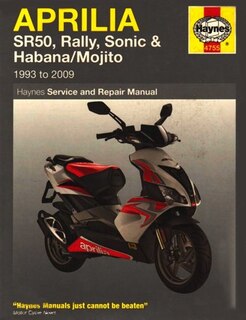 Front cover_Aprilia Sr50, Rally, Sonic, Habana & Mojito Scooters, '93-'09