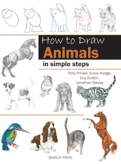 Front cover_How to Draw Animals in Simple Steps
