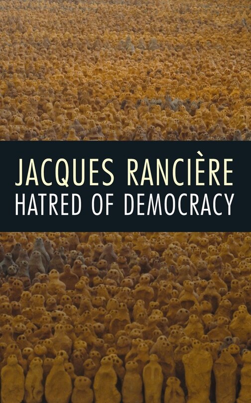 Front cover_Hatred Of Democracy