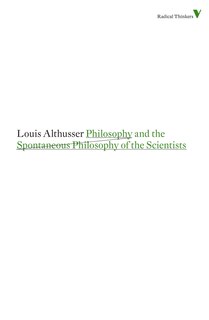 Philosophy And The Spontaneous Philosophy Of The Scientists