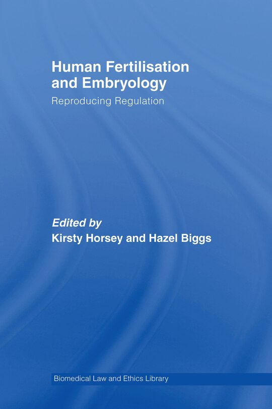 Couverture_Human Fertilisation and Embryology