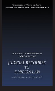 Couverture_Judicial Recourse to Foreign Law