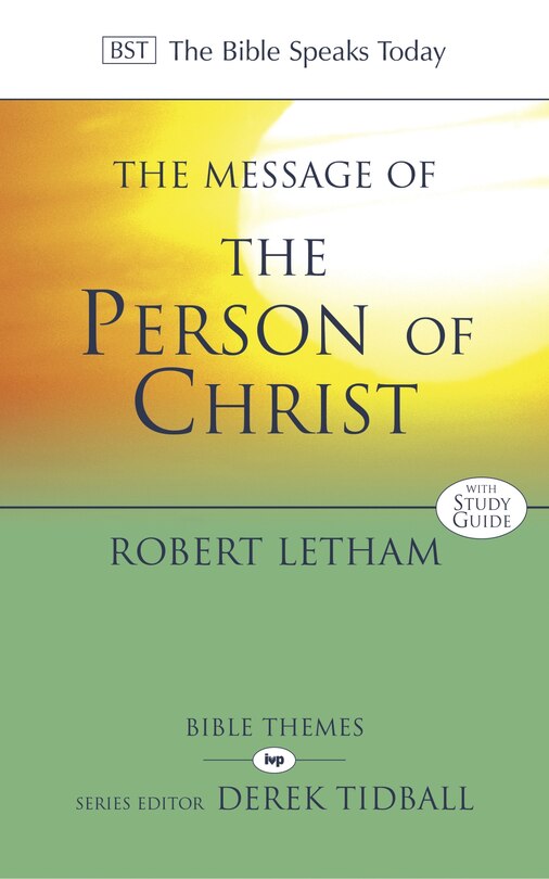 Front cover_The Message of the Person of Christ