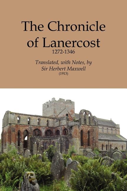 Front cover_Chronicle Of Lanercost, 1272-1346